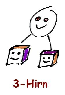Logo - 3-Hirn-Verlag
