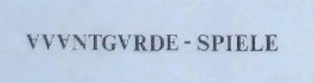 Logo - Avantgarde-Spiele