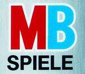 Rotes M, blaues B, darunter Milton Bradley, auch andere Farben
