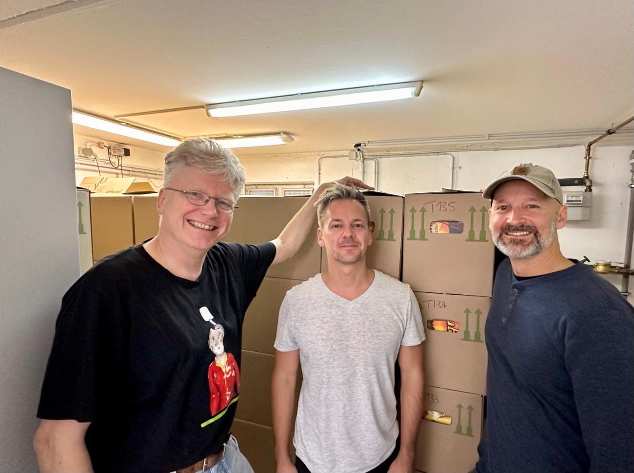 Benjamin Teuber, Guido Teuber und Jens Junge